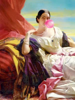 Bubble-Gum Princess tapet