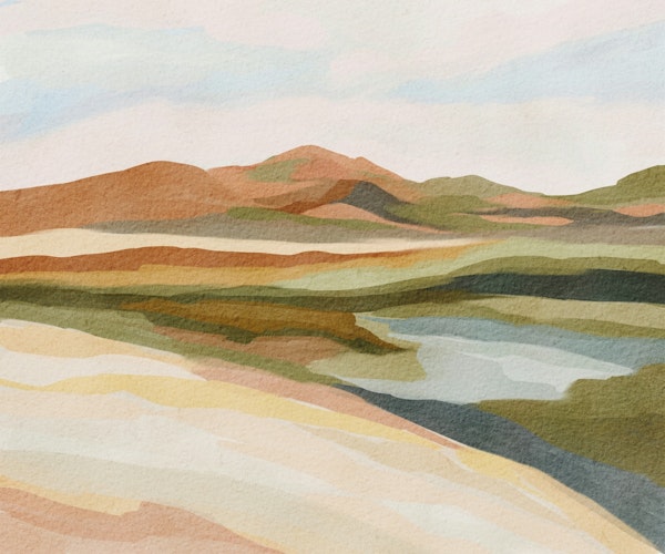 Ethereal Mountain Range