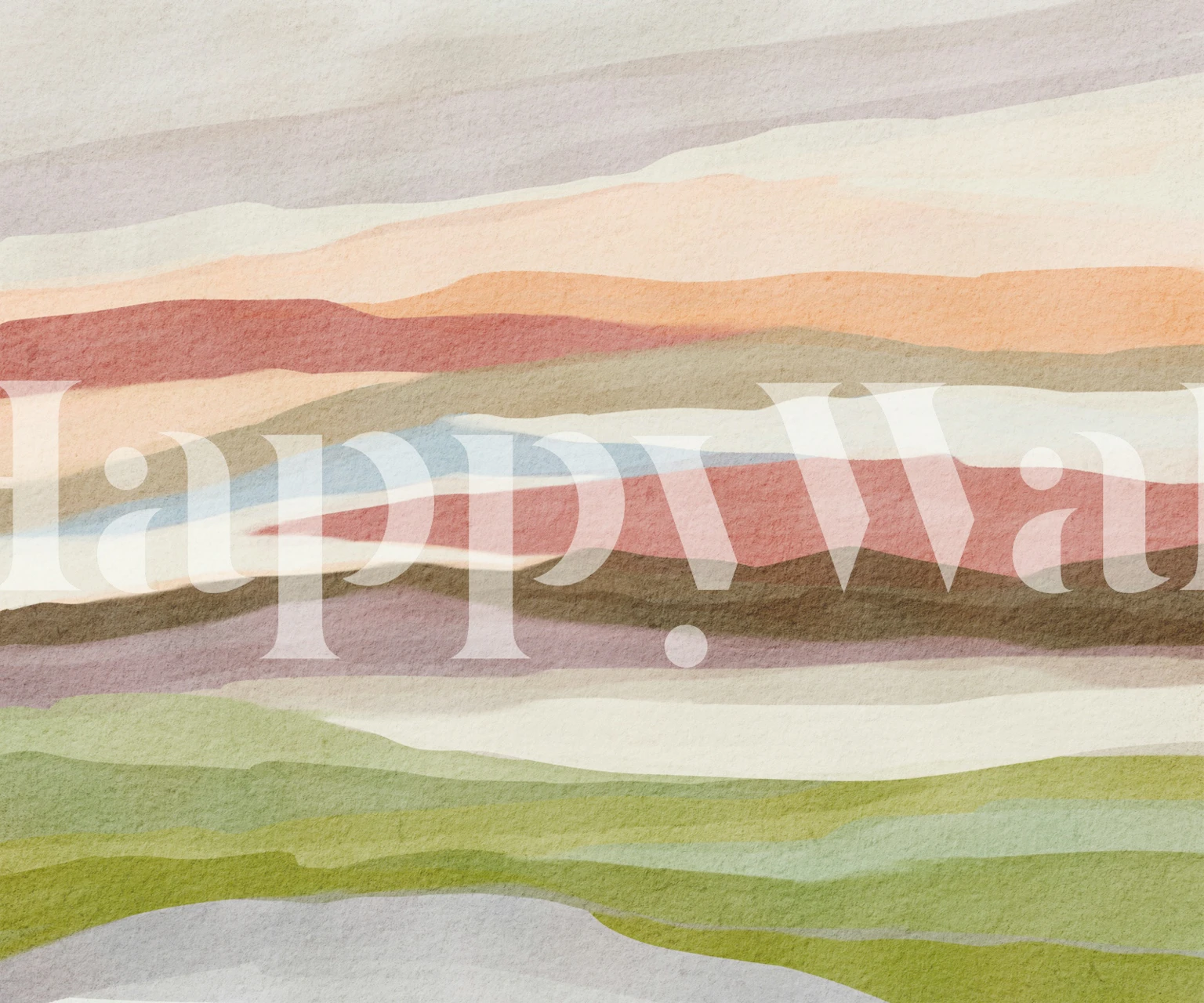 Serenity Striped Vista tapet i et rom