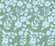 Green Flowers Shape
