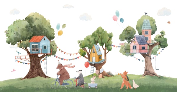 Treehouse Animal Party