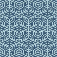Shibori blue snowflake tapete