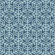Shibori blue snowflake