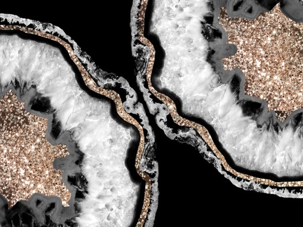 Yin Yang Agate Glitter Glam 8