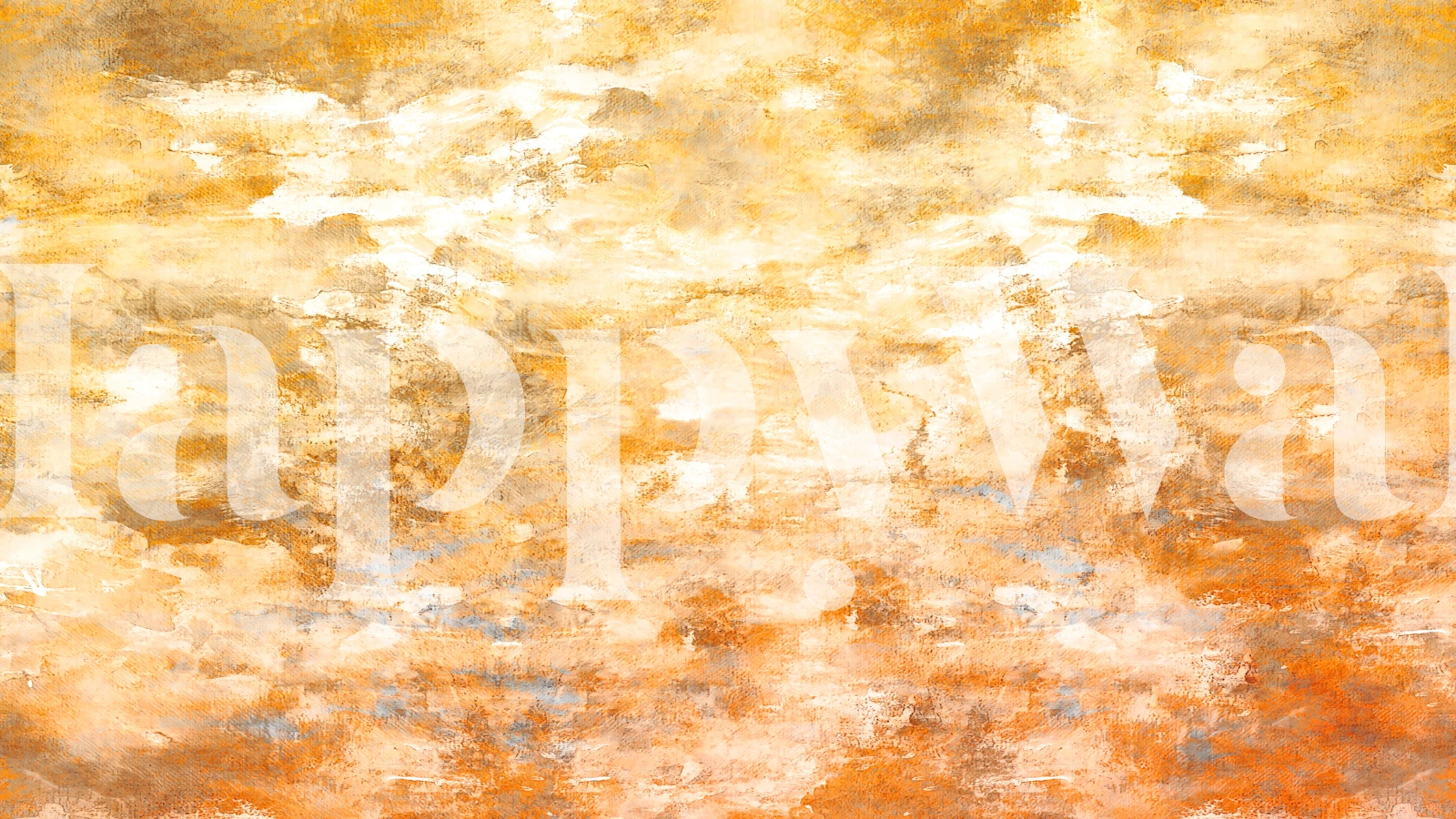 Tapeta Golden Haze Ambiance w pokoju