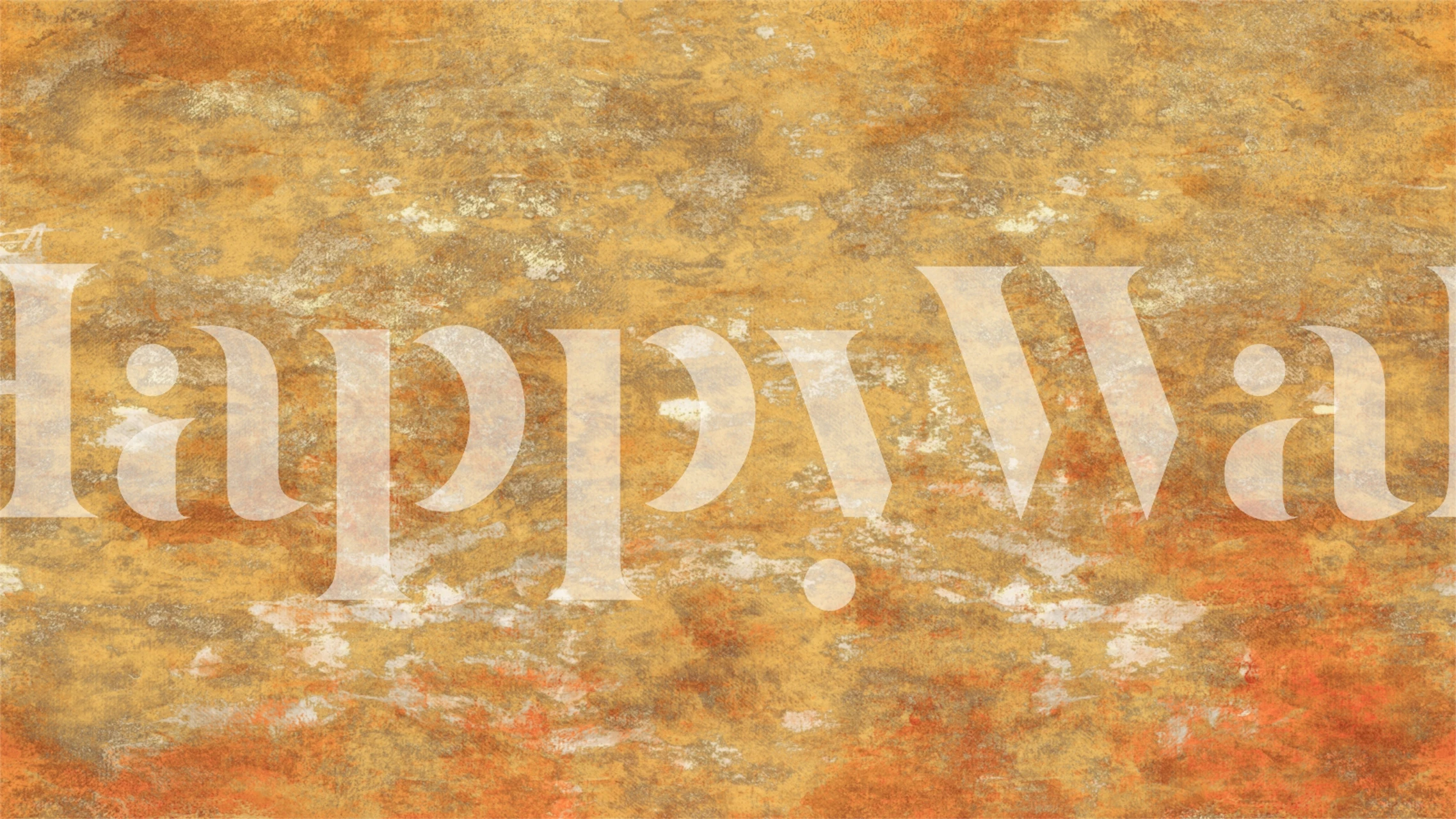 Golden Vintage Touch wallpaper displayed in a room