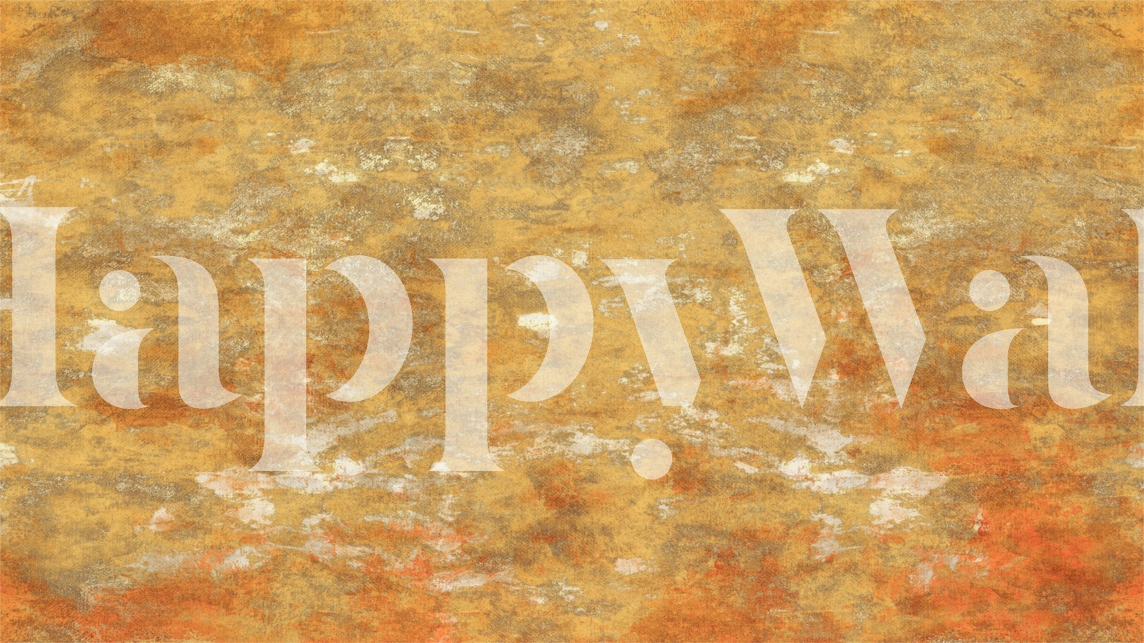 Golden Vintage Touch wallpaper displayed in a room