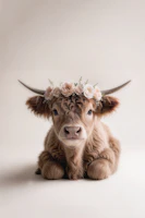 Highland Princess Cow Nikki tapet