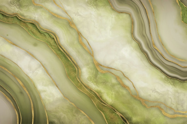 Marbled Elegance Timeless Luxury Gold Green