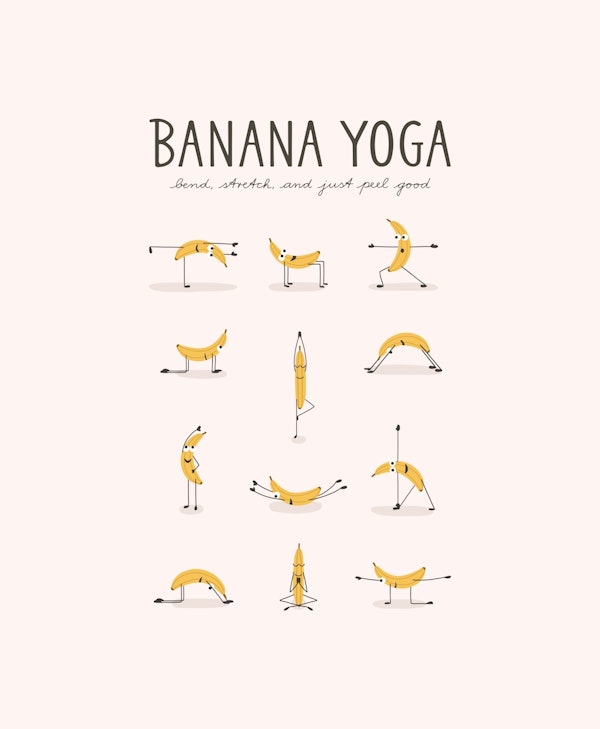 Banana Yoga Mural