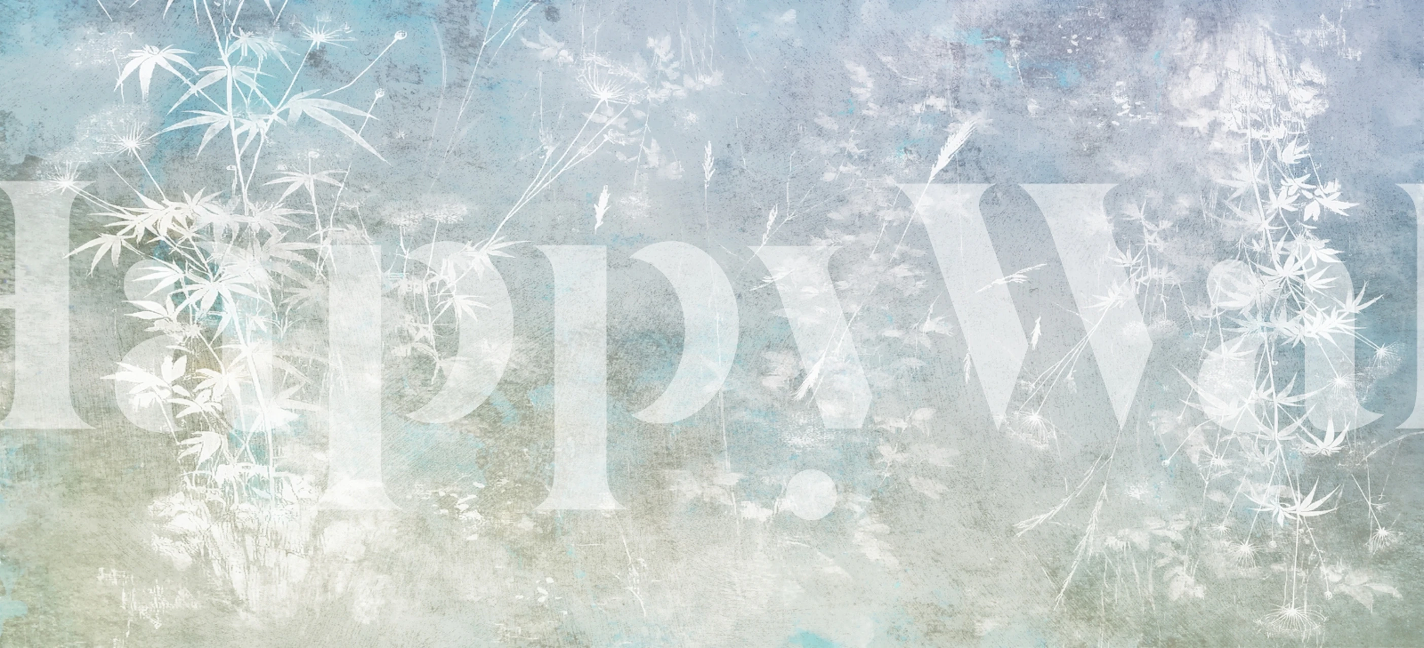 Ethereal Bamboo Mist wallpaper in a room