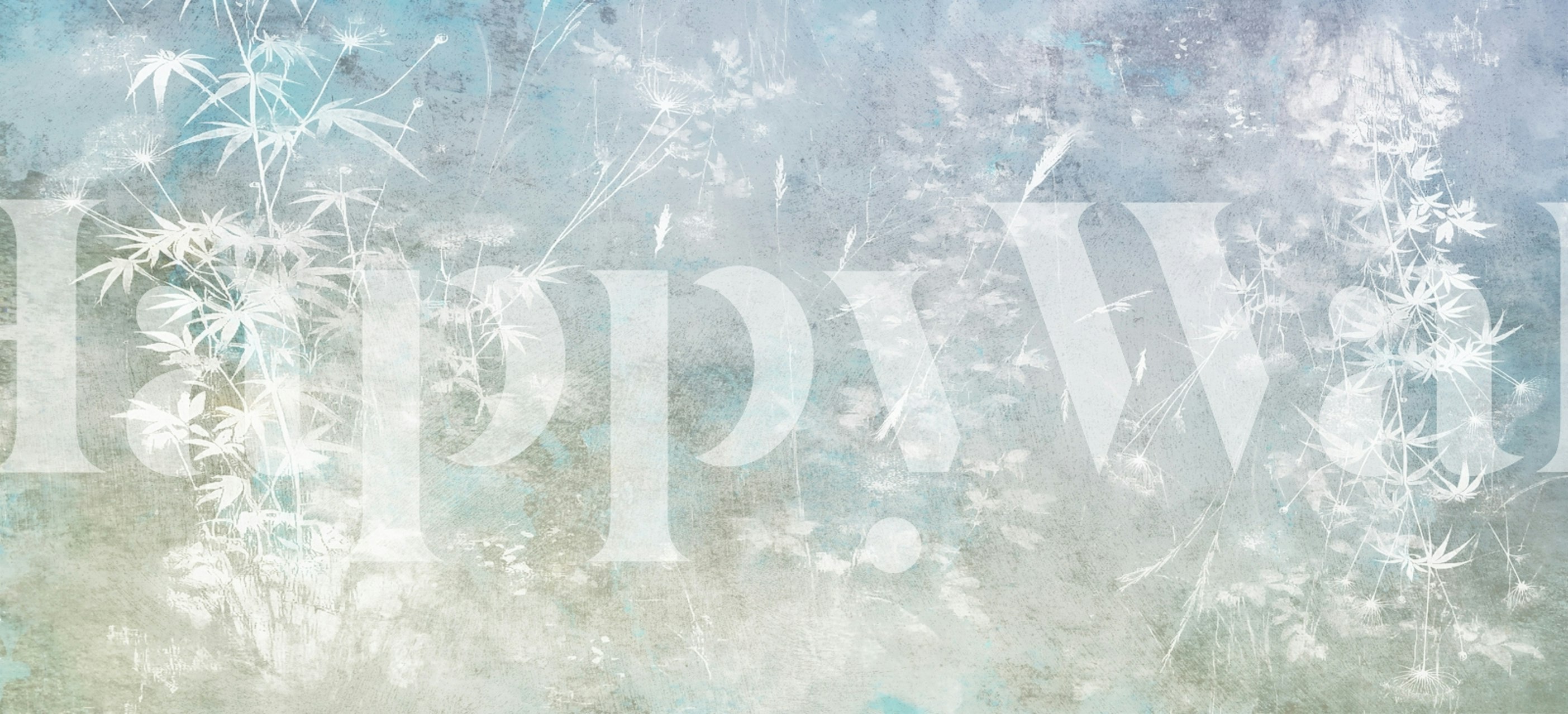 Ethereal Bamboo Mist wallpaper in a room