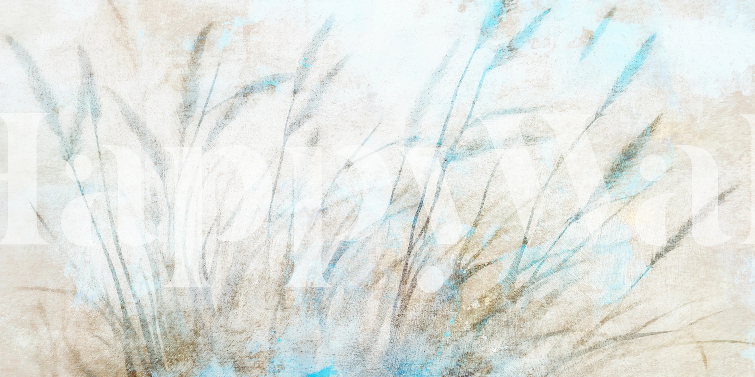 Papier peint Soft Grass Hues Decor dans une pièce