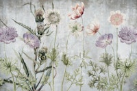 Vintage Floral Art tapeta