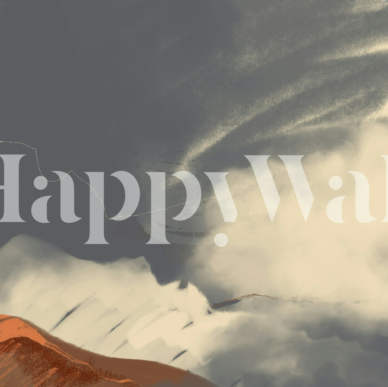 Twilight Summit View wallpaper in a stylish room