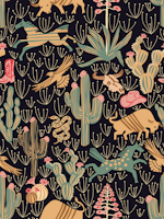 (L) Western Americana by night carta da parati