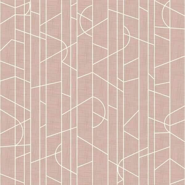 Elegant Lines Decor - Rosy Canvas