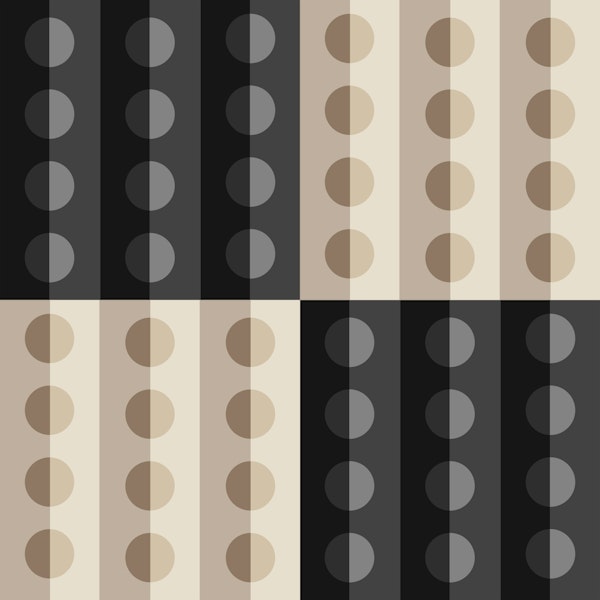 Modern Geo Circles Glam 1