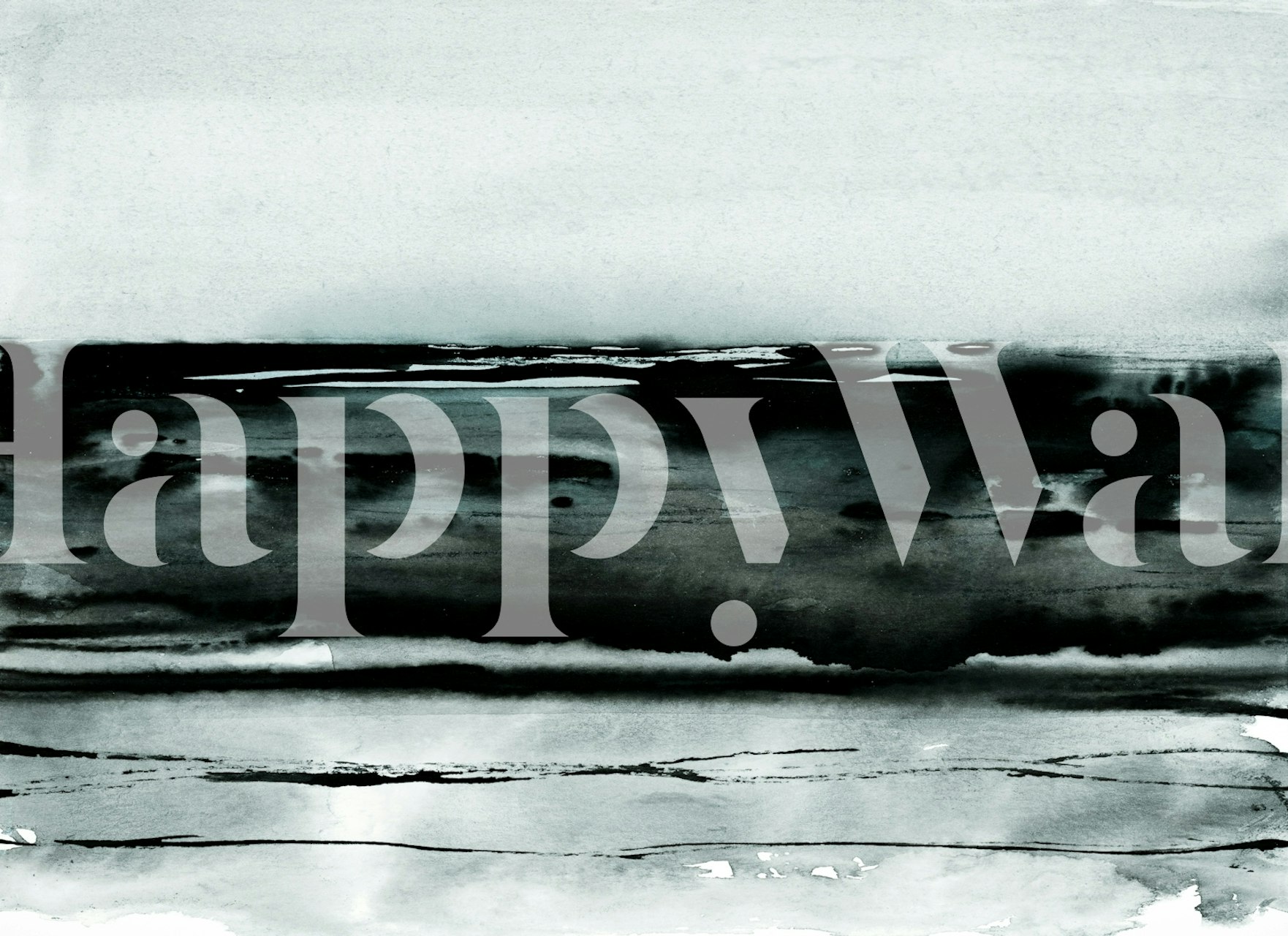 Papier peint Nordic beach scenery dans une pièce