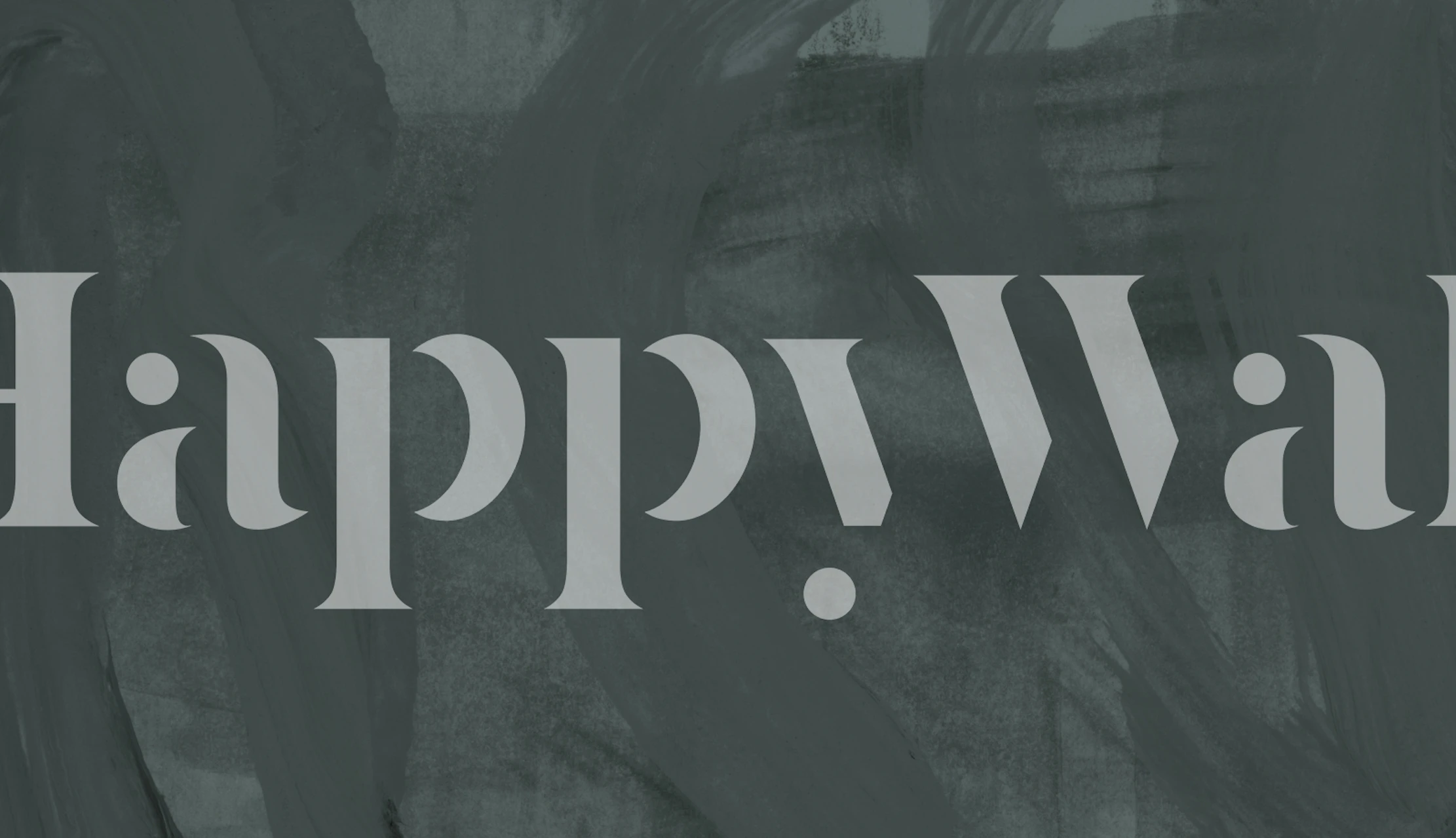 Soft dark green strokes papel pintado en una habitación