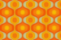 Sunny Retro Abstract Geo Waves wallpaper