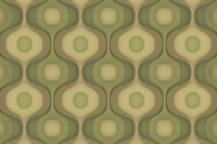 Textured Moody Green 70s Geo tapete