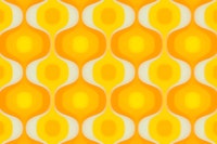 Sunny 70s Retro Vibes Geo behang