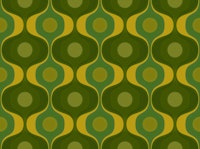 Retro Ovals Delight tapete