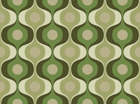 Green Retro Vibes tapete