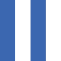 Cobalt Blue And White Extra Wide Stripes papiers peint