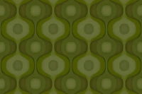 Green Retro Waves tapetit