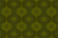 Geometric Green Grooves tapet