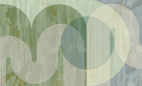 Artistic Waveform Elegance tapet