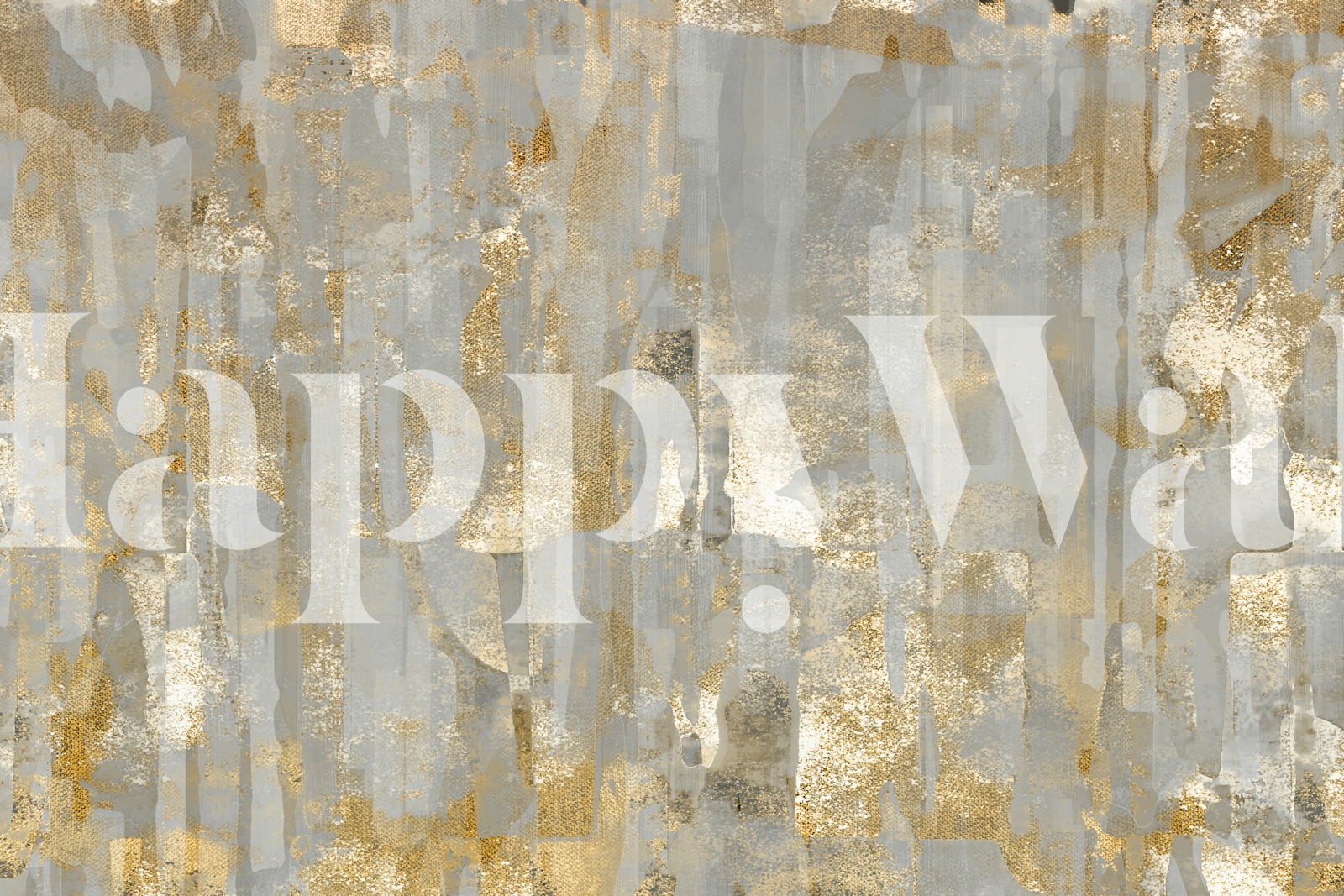 Metallic Gold Abstract Wallpaper for Modern Design