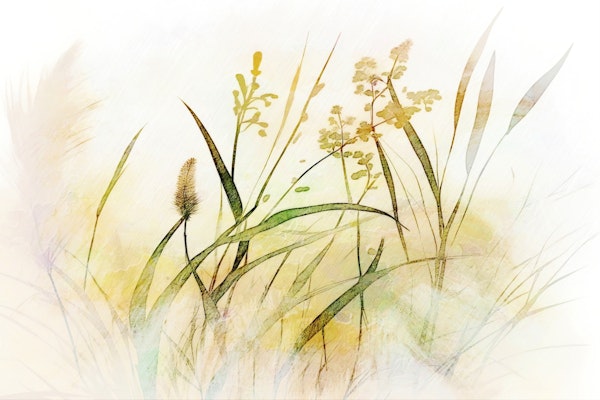 Soothing Meadow Watercolors