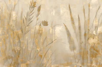 Gilded Botanical Elegance wallpaper
