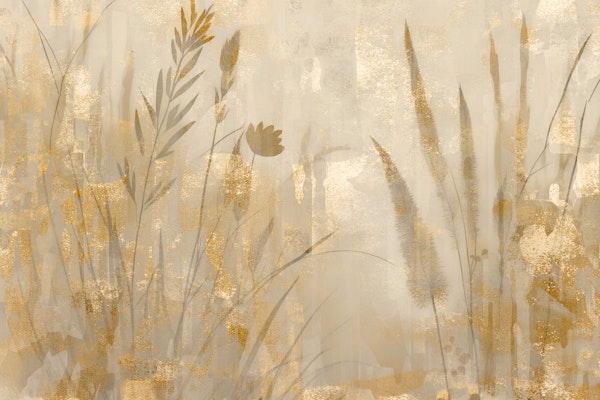 Gilded Botanical Elegance