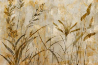 Golden Meadow Impressions wallpaper