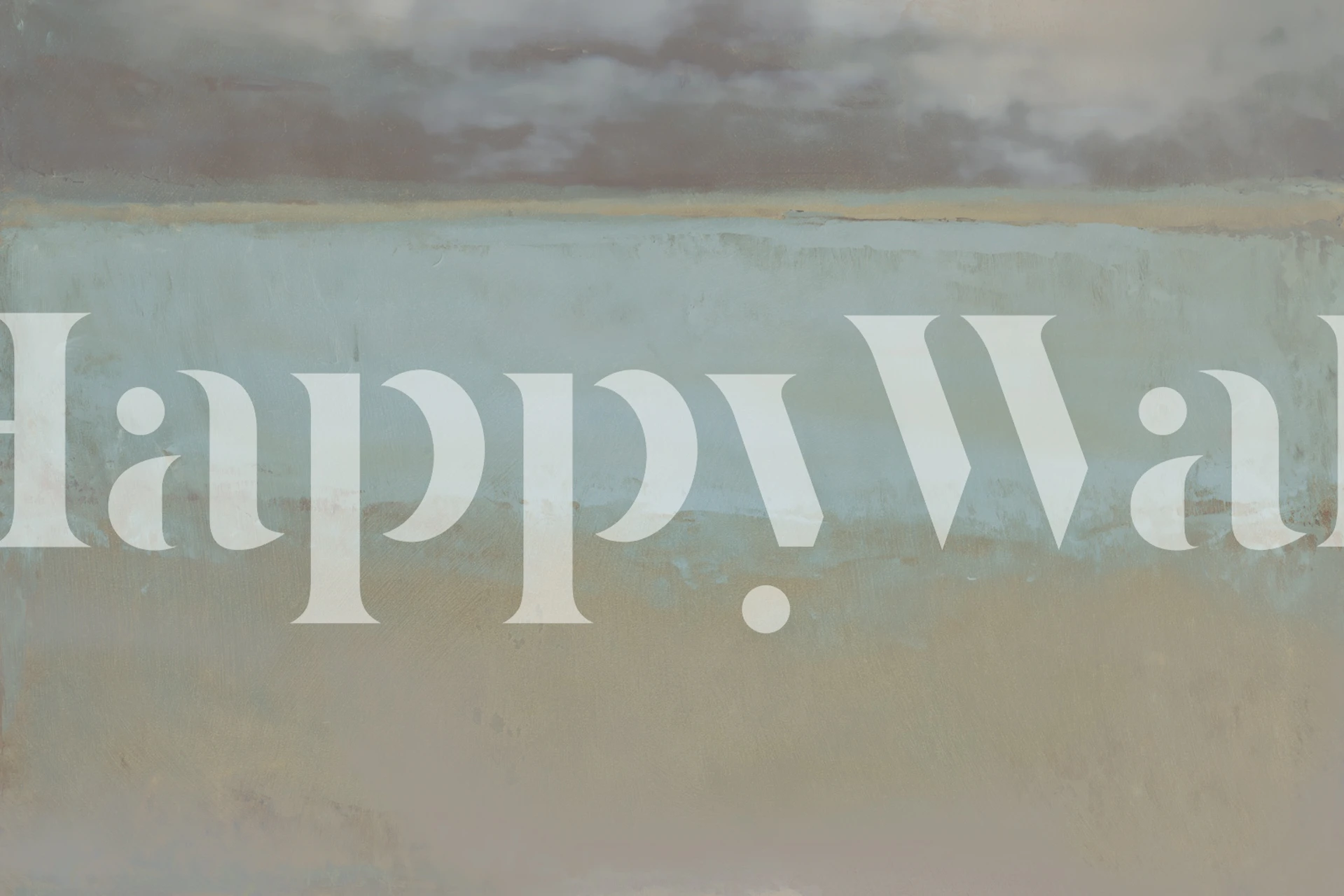 Carta da parati Misty Horizon in una stanza