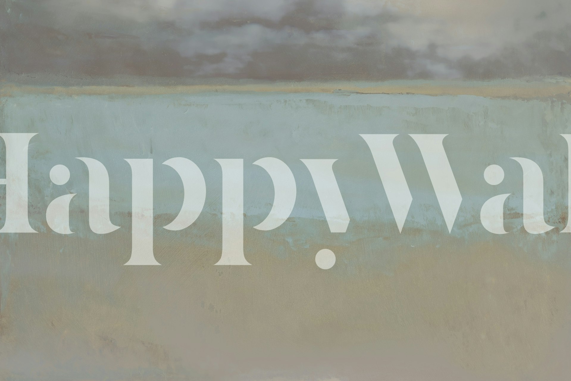 Misty Horizon wallpaper in een kamer