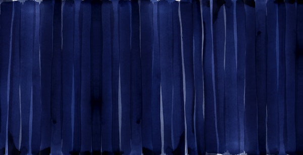 Blue Watercolor Stripes 1