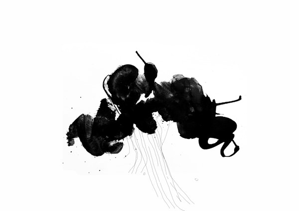 Black Ink Abstract