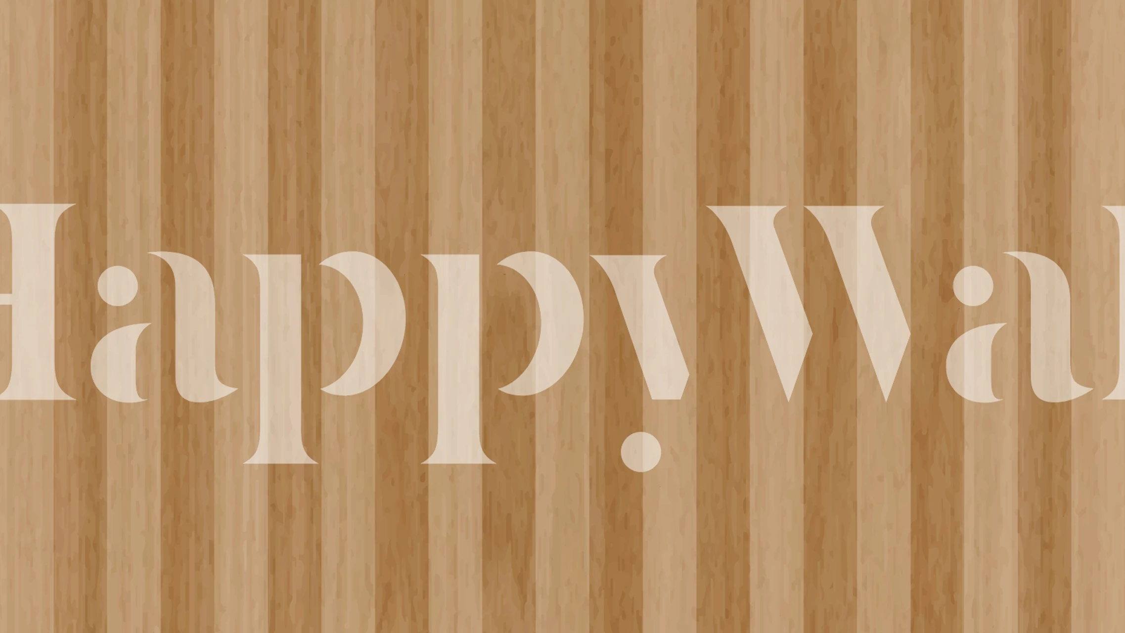 Natural Wood Grain behang in een kamer