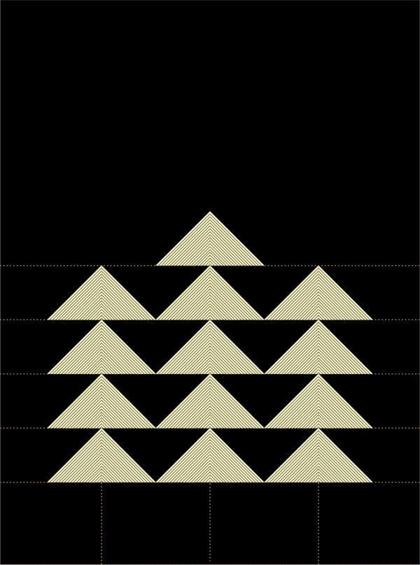 Minimal Geometric Christmas Tree