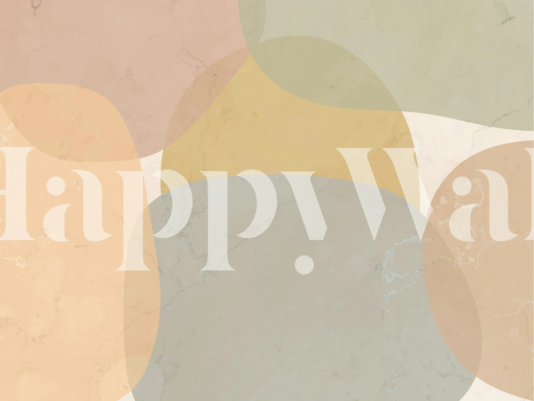 Carta da parati geometrica neutra in una stanza