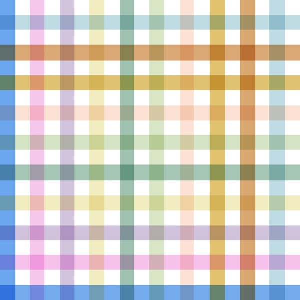Rainbow Check Bliss
