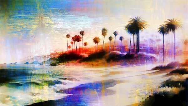 California Beach Vibes Art