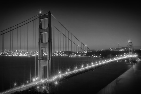 Golden Gate Bridge Monochrome