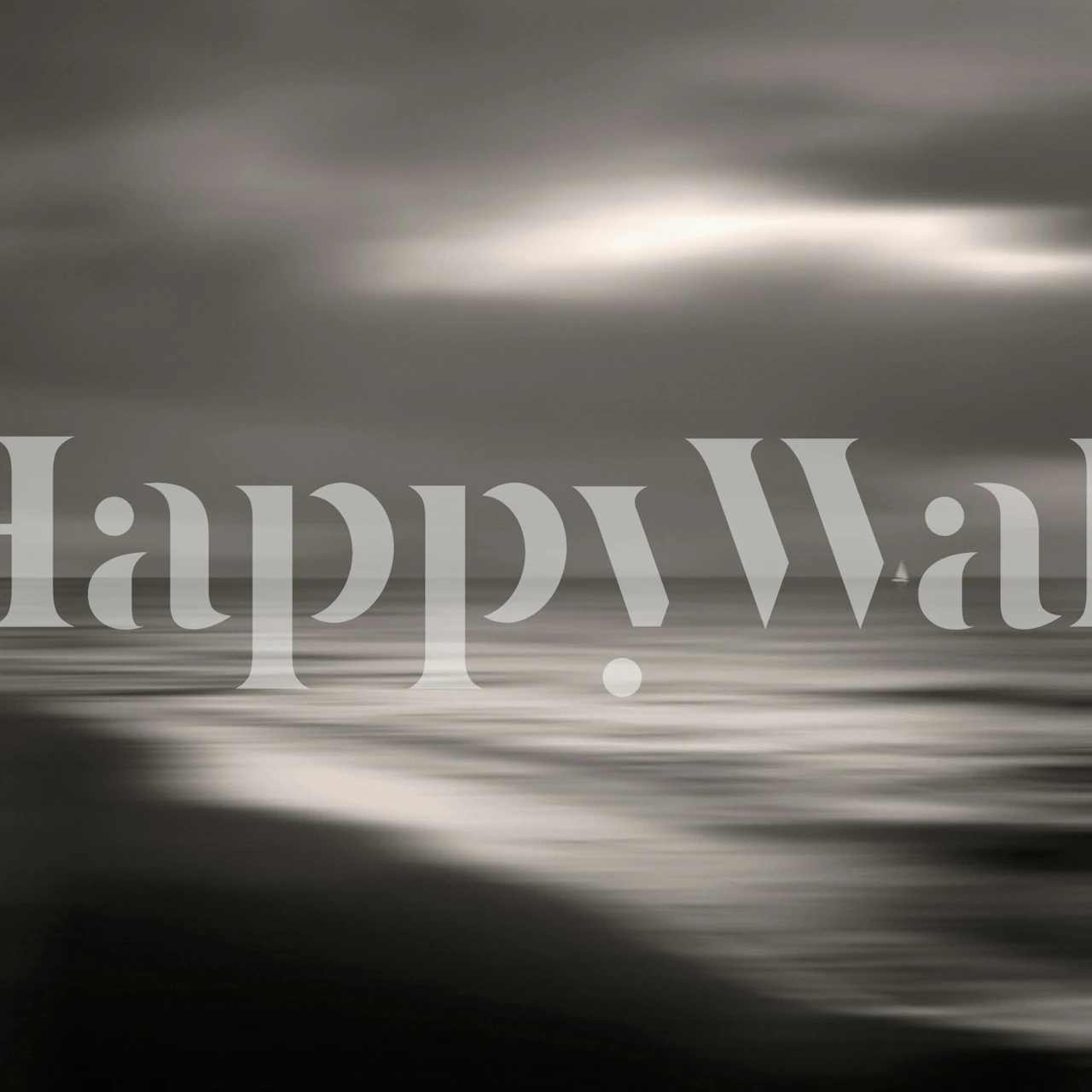 The Journey wallpaper displayed in a room