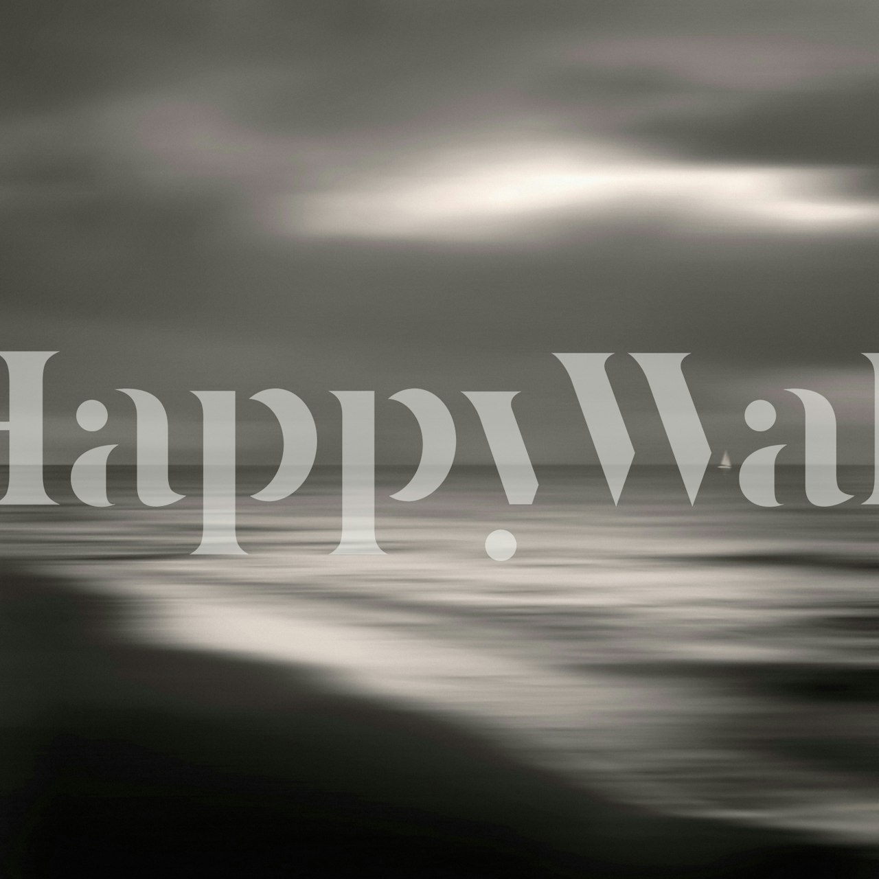 The Journey wallpaper displayed in a room